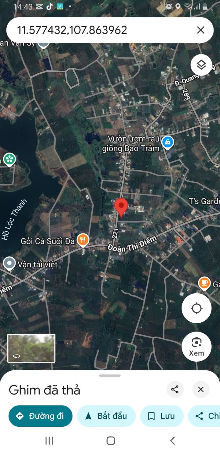 Đất nền Phường 1 Bảo Lộc 420m², giá chỉ 1.4 tỷ - Vị trí thuận lợi gần trung tâm!