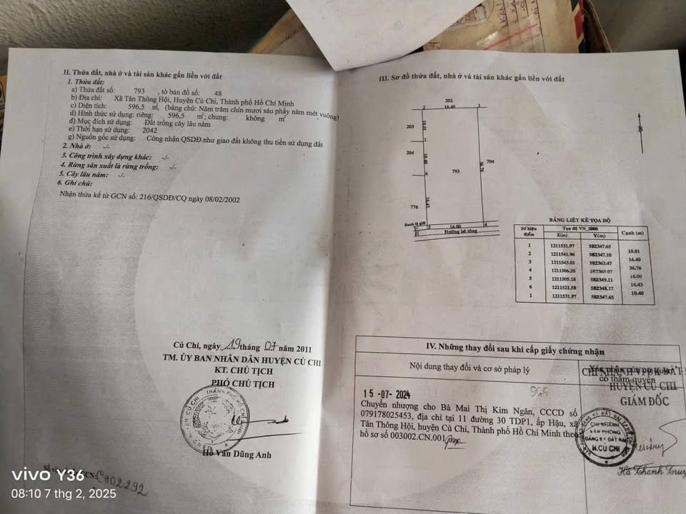 Đất nền Tân Thông Hội, Củ Chi 592m² giá 3 tỷ - Đường xe tải tới nơi!