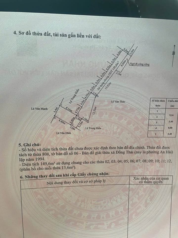 Đất nền chính chủ tại Đồng Thái, An Dương 48.4m² giá 1 tỷ - Đường rộng 6m thuận tiện!