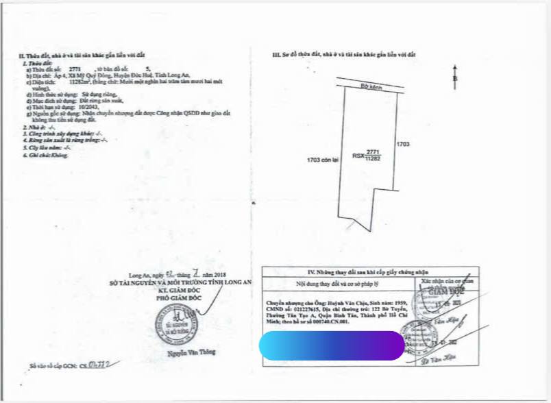 Đất RSX 16.000m² tại Mỹ Quý Đông, Đức Huệ - Chỉ 3.36 tỷ, Cơ hội đầu tư tuyệt vời!