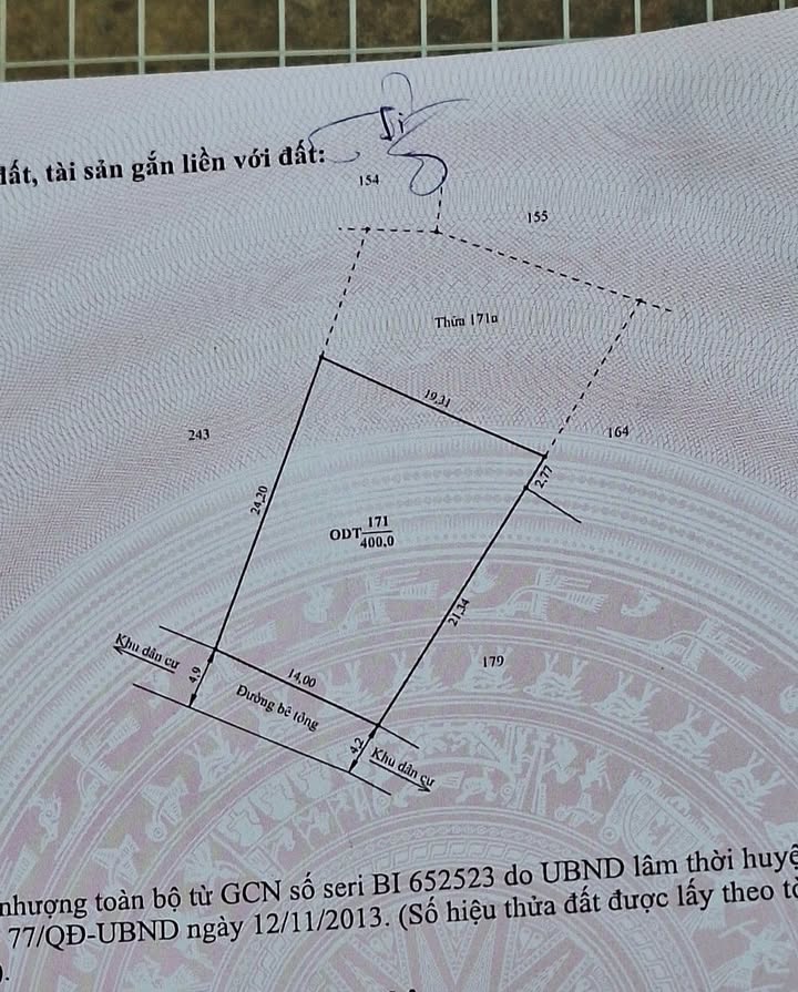 Đất thổ cư Bãi Sậy, Mộc Châu 336m² giá chỉ 3.5 tỷ - Đầu tư sinh lời ngay!