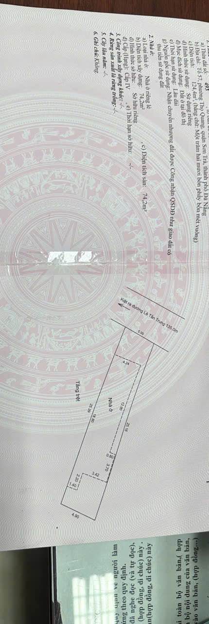 Đất kiệt ô tô vào tận nhà đường Lê Tấn Trung 124m² giá chỉ 5.9 tỷ - Gần bãi biển Mân Thái!