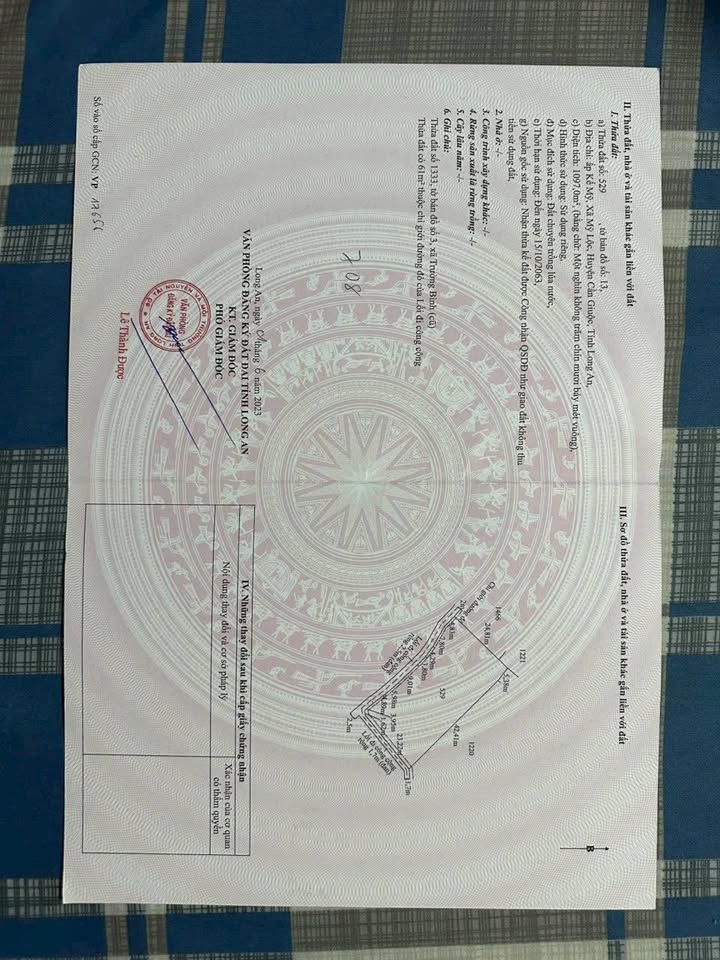 Đất lúa 1000m² Cần Giuộc - Cần bán gấp giá thỏa thuận!