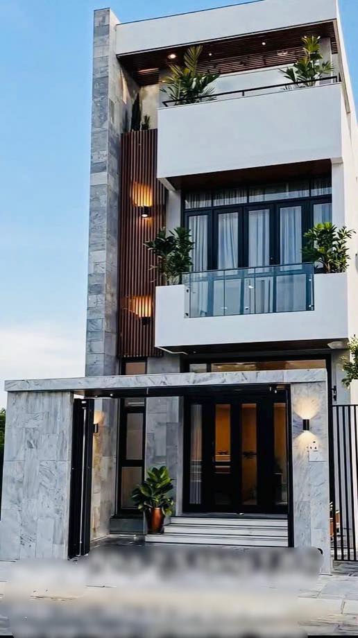 Cặp Villa 2.5 tầng tại xã Long Trạch, Cần Đước - Diện tích 195m² - Thiết kế hiện đại, hoàn thiện 80%!