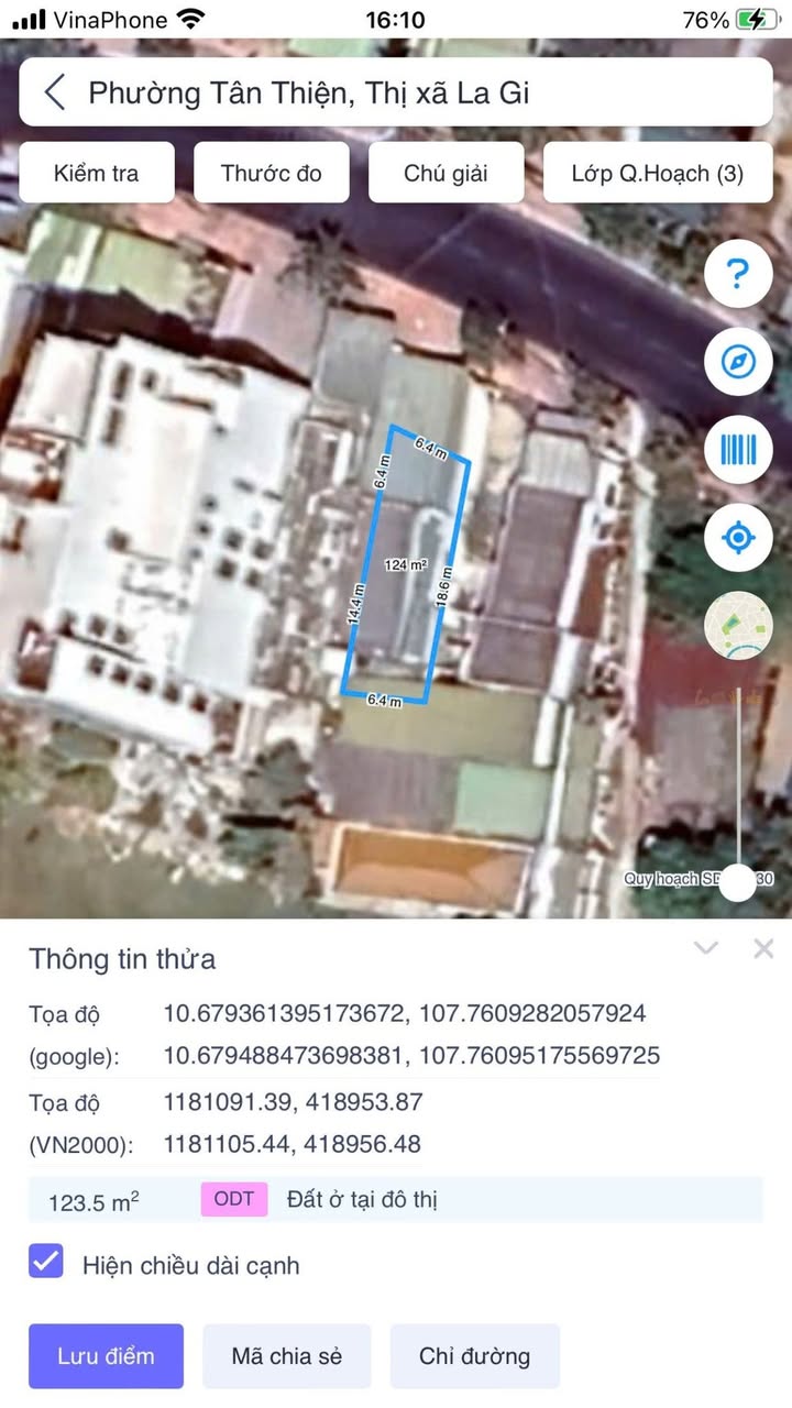 Đất thổ cư đường Nguyễn Trường Tộ, phường Tân Thiện, 124m² giá 5 tỷ - Vị trí kinh doanh đắc địa!