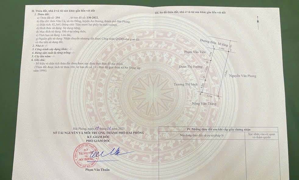 Lô đất đẹp An Đồng Hải Phòng 82m² giá chỉ 2.7 tỷ - Sổ đỏ chính chủ!