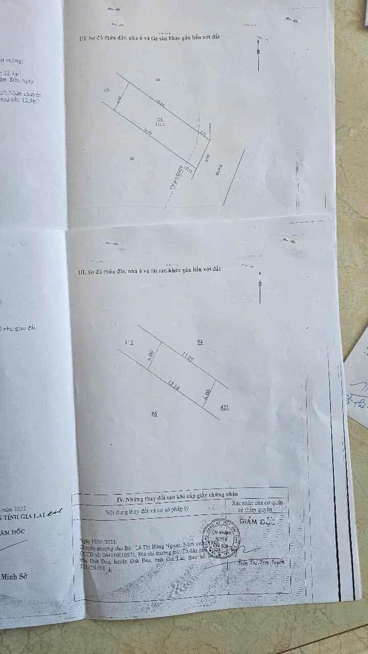 Đất thổ cư mặt tiền Hồ Tùng Mậu, Đắk Đoa, 180m² giá 850 triệu - Đầu tư sinh lời ngay!
