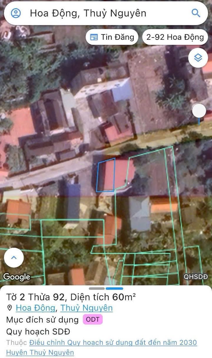 Đất nền Hoa Động, Thủy Nguyên 60m² giá 2.xx tỷ - Lô góc đẹp, ô tô tránh nhau!