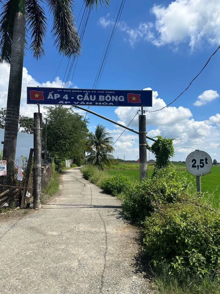 Đất thổ cư 327m² tại ấp 4 Nhị Thành, Thủ Thừa - Giá 1.8 tỷ - Sổ đỏ chính chủ!