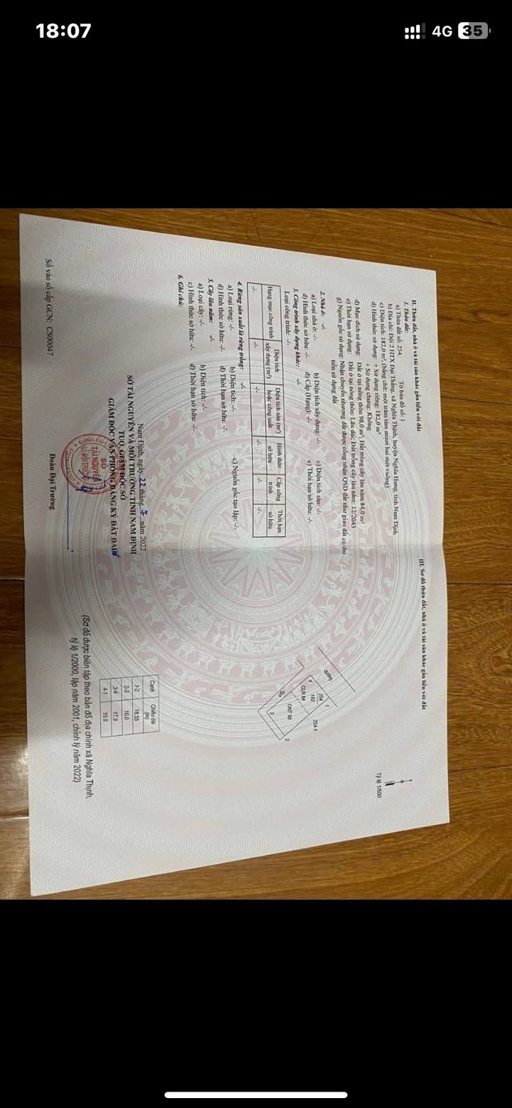 Đất nền Nghĩa Thịnh, Ý Yên, 200m² giá 1.3 tỷ - Mặt tiền 10m, đầu tư sinh lời!