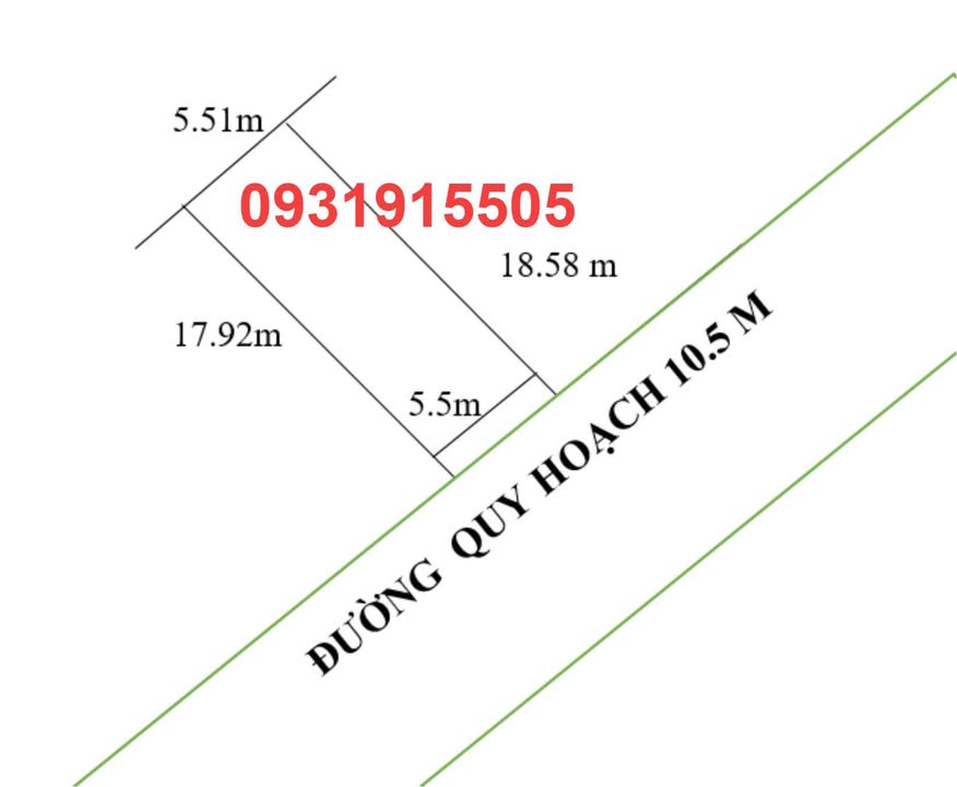 Đất nền Đỗ Xuân Hợp - Phú Bài 100m² giá 1.65 tỷ - Pháp lý rõ ràng, hướng Đông
