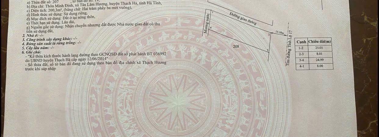 Đất Tỉnh Lộ 17, phường Hà Huy Tập, 200m² - Giá thỏa thuận cực mềm!