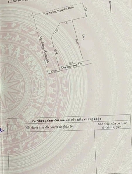 Đất thổ cư 2 mặt tiền đường Nguyễn Biên, phường Thành Sen 152.1m² - Sổ đỏ chính chủ, giá chỉ 3.x tỷ!