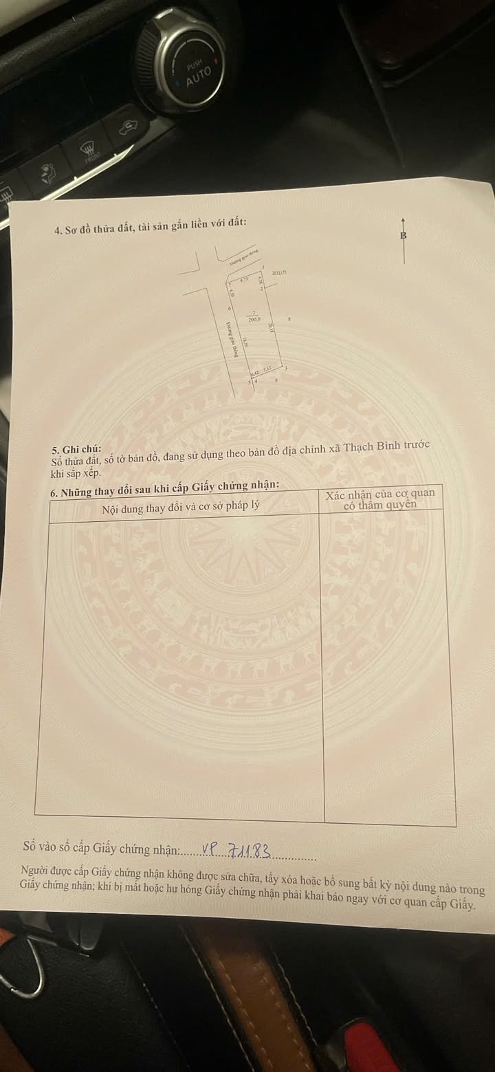 Đất 2 mặt tiền Thôn Bình Minh, Thạch Bình 200m² giá 2 tỷ - Đầu tư sinh lời ngay!