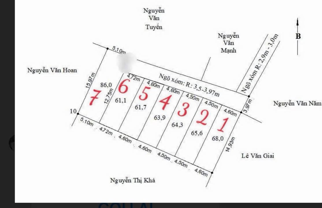 Đất nền Tú Sơn, Kiến Thụy 61m² giá chỉ 1 tỷ - Đường ô tô vào thoải mái!