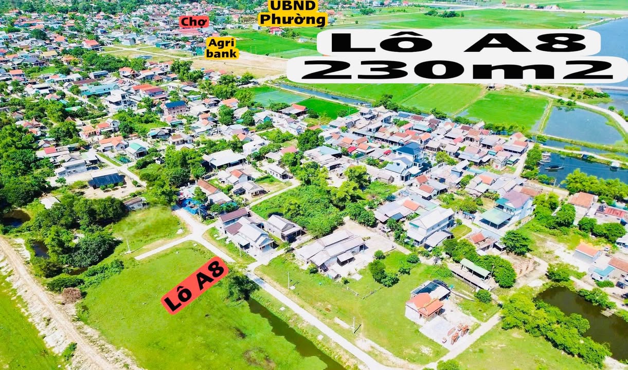 Đất nền Phong Phú Huế 230m² giá 400 triệu - Cơ hội đầu tư tuyệt vời!