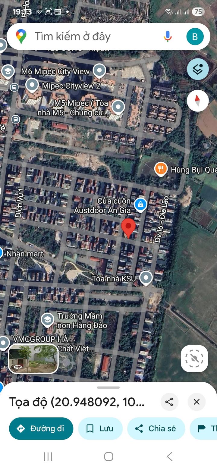 Đất dịch vụ Kiến Hưng 50m² giá 13.2 tỷ - Mặt tiền kinh doanh sầm uất!