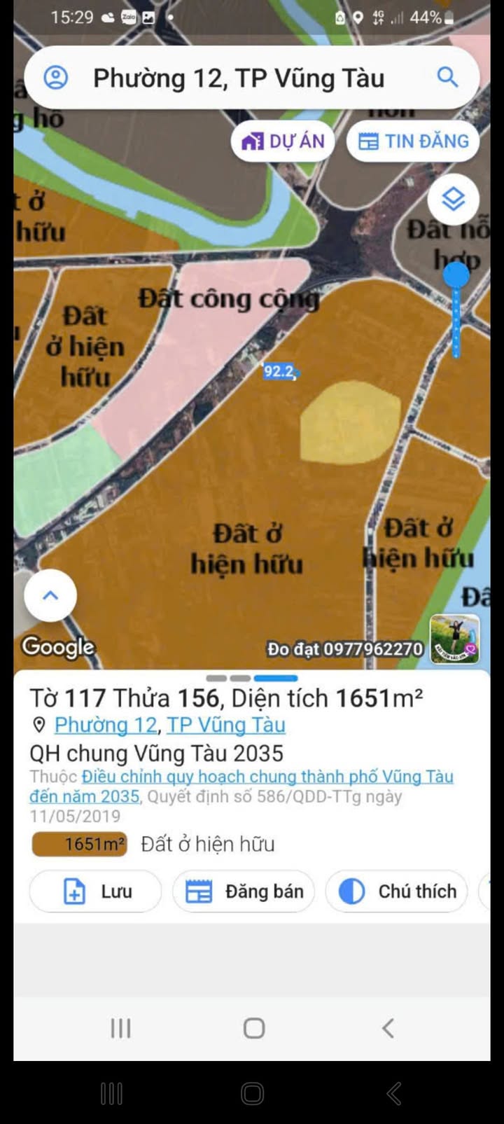 Đất nền Phước Thắng 133m² giá chỉ 550 triệu - Bán gấp, sổ đỏ chính chủ!