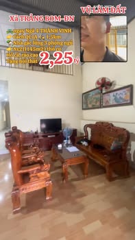 Nhà 2 mặt tiền Trảng Bom 145m² giá 2.25 tỷ - Sẵn sàng vào ở ngay!