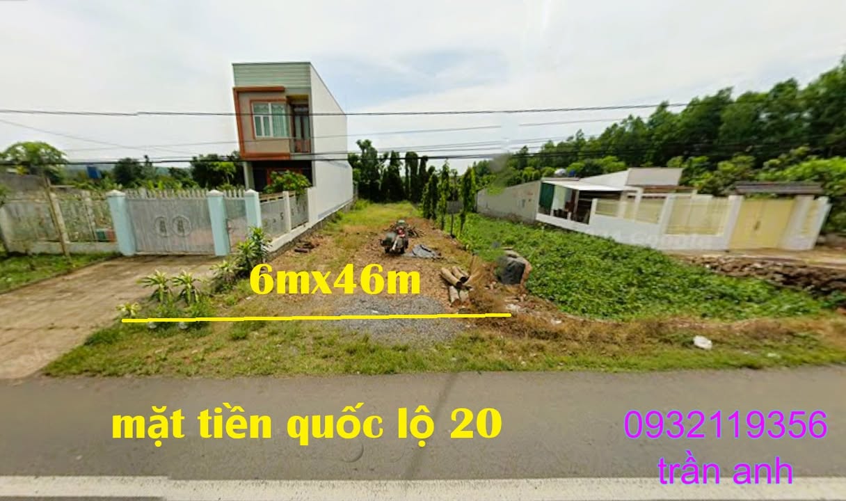 Bán gấp FrontHouse mặt tiền Quốc lộ 20, xã Phú Ngọc, 276m² chỉ 1.65 tỷ - Kinh doanh đa ngành nghề!