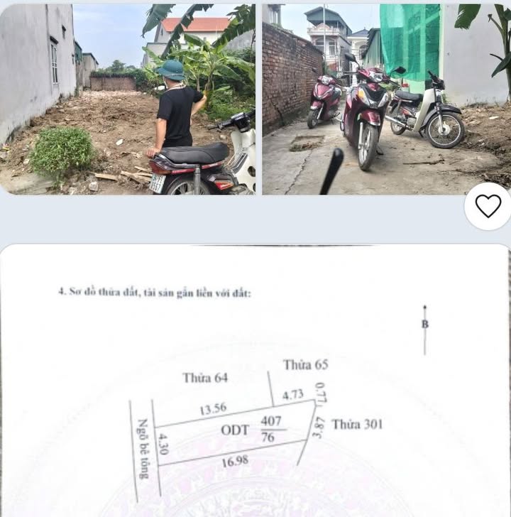 Đất nền Tứ Minh Hải Dương 76m² giá 1.4 tỷ - Đầu tư sinh lời ngay sát KCN Đại An!