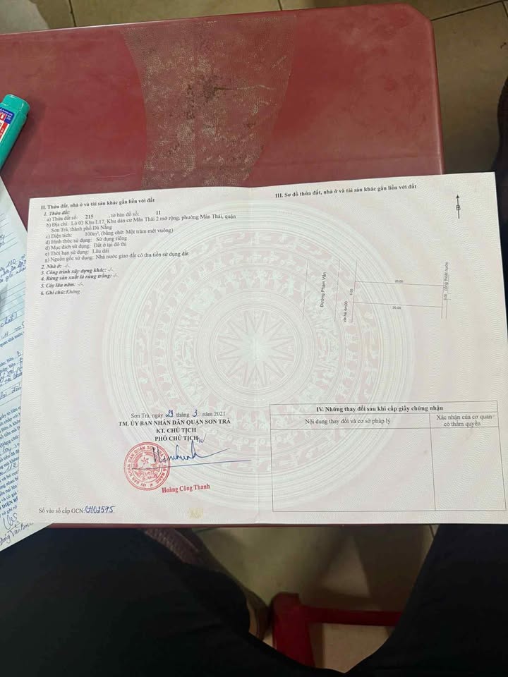 Nhà bán đường Phạm Vấn, Sơn Trà, Đà Nẵng - Diện tích 100m² giá 12 tỷ - Mặt tiền đường 7m5