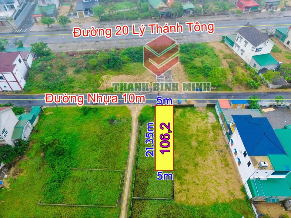 Đất nền Lý Thánh Tông, Cửa Lò 106,2m² giá 2 tỷ - Đầu tư sinh lời tuyệt vời!