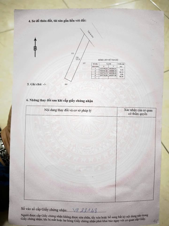 Đất thổ cư mặt tiền TL44A Long Điền 157m² giá 2.3 tỷ - Đầu tư sinh lời ngay!