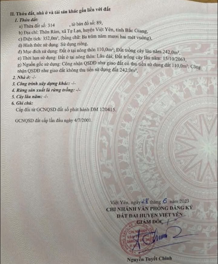 Nhà phố chính chủ tại phường Tự Lạn, Việt Yên 352m² - Sẵn sàng vào ở ngay!