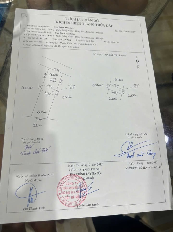 Nhà riêng Đồng Nhân Hoài Đức 39m² giá 1 tỷ - Sẵn sàng vào ở ngay!