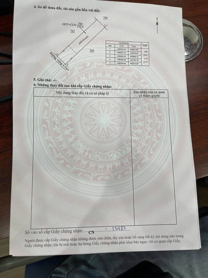 Đất thổ cư 125m² tại phường Thành Nhất, giá chỉ 600 triệu - Cơ hội vàng đầu tư!