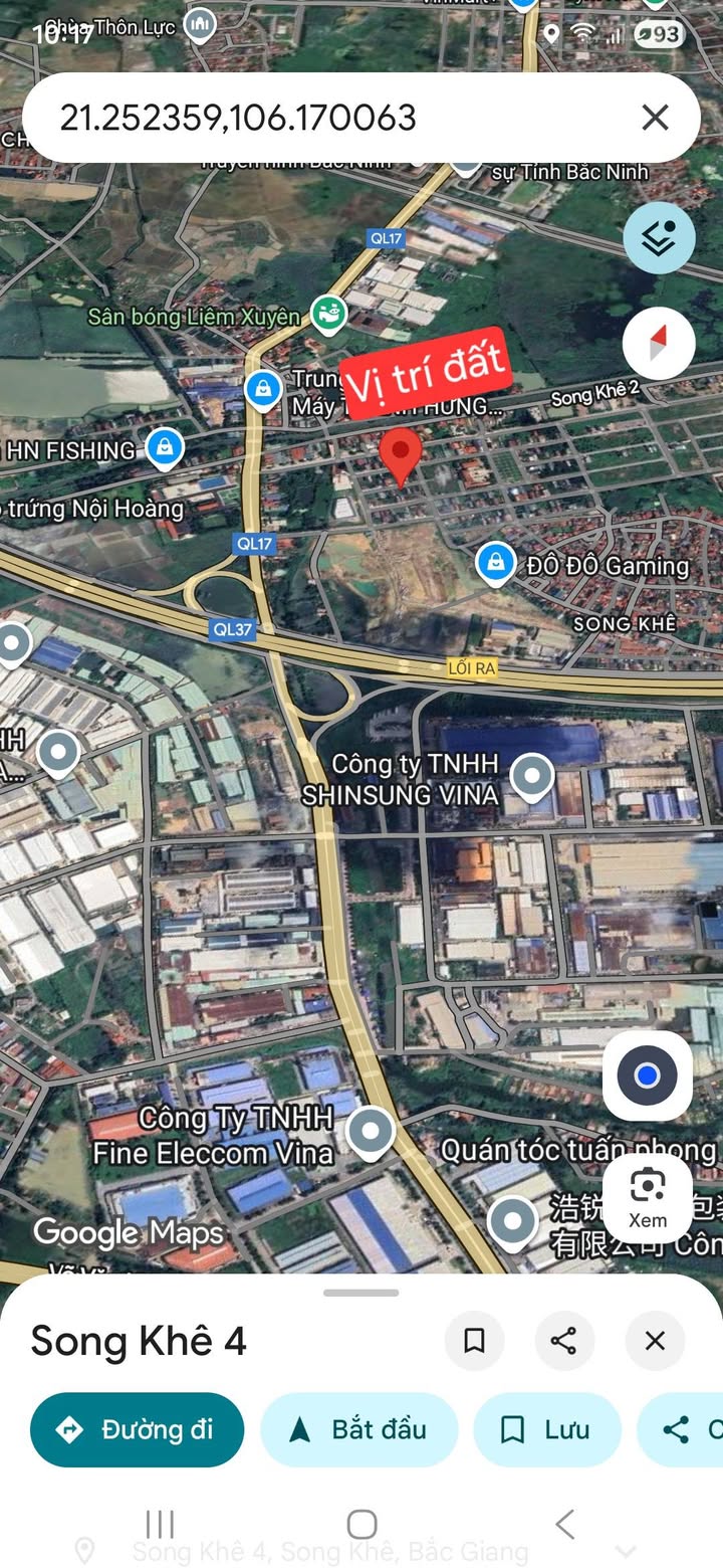 Đất đấu giá Song Khê, Tiền Phong, Bắc Ninh 80m² giá 3 tỷ - Tiềm năng sinh lời cao!