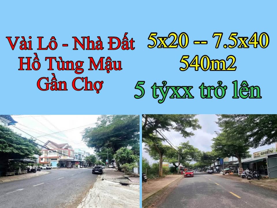 FrontHouse 540m² Bảo Lộc giá 5 tỷ - Mặt tiền Hồ Tùng Mậu đẹp!