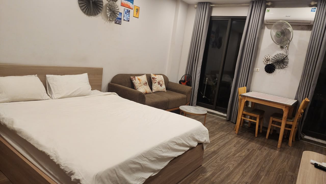 Căn hộ studio cho thuê ngõ 34 Âu Cơ, Tứ Liên 25m² - Đầy đủ tiện nghi, vào ở ngay!