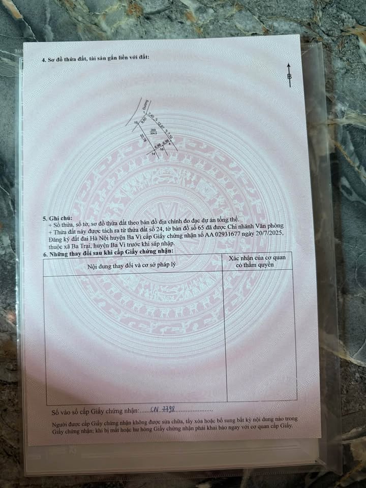 Đất thổ cư Suối Hai, Ba Vì 304m² giá chỉ 2 tỷ - Sổ đỏ chính chủ!