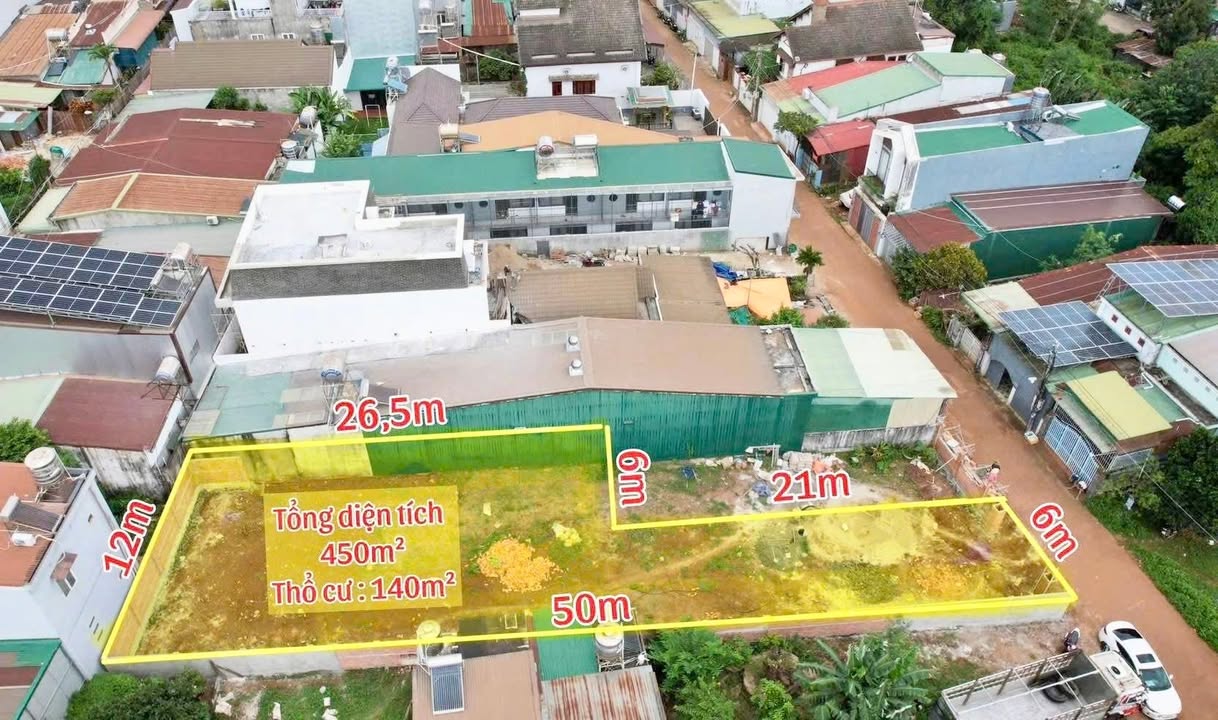 Đất nền Tân Lợi Buôn Ma Thuột 500m² giá 4.2 tỷ - Tiềm năng đầu tư lớn!