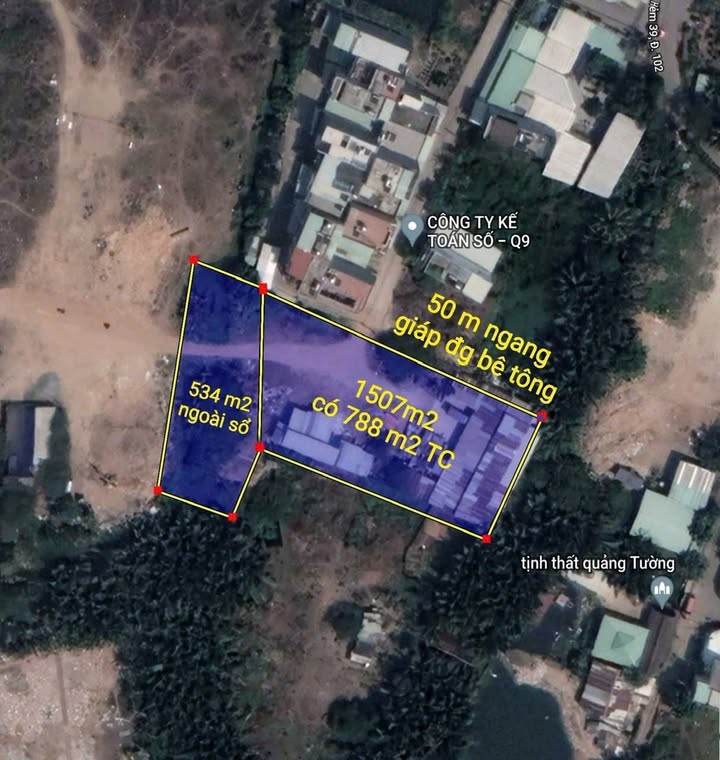 Đất thổ cư 2200m² đường 102 Thủ Đức giá 35 tỷ - Cơ hội đầu tư tuyệt vời!