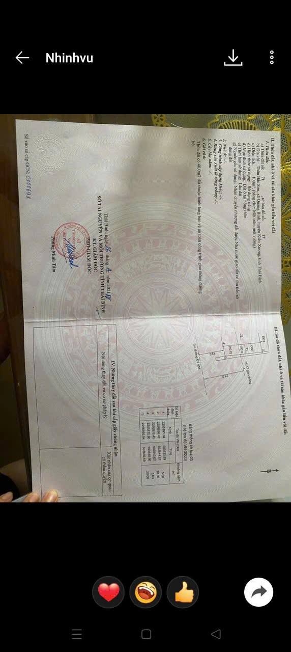 Đất mặt đường 39B Quang Bình 100m² chỉ 2.2 tỷ - Đầu tư sinh lời ngay!