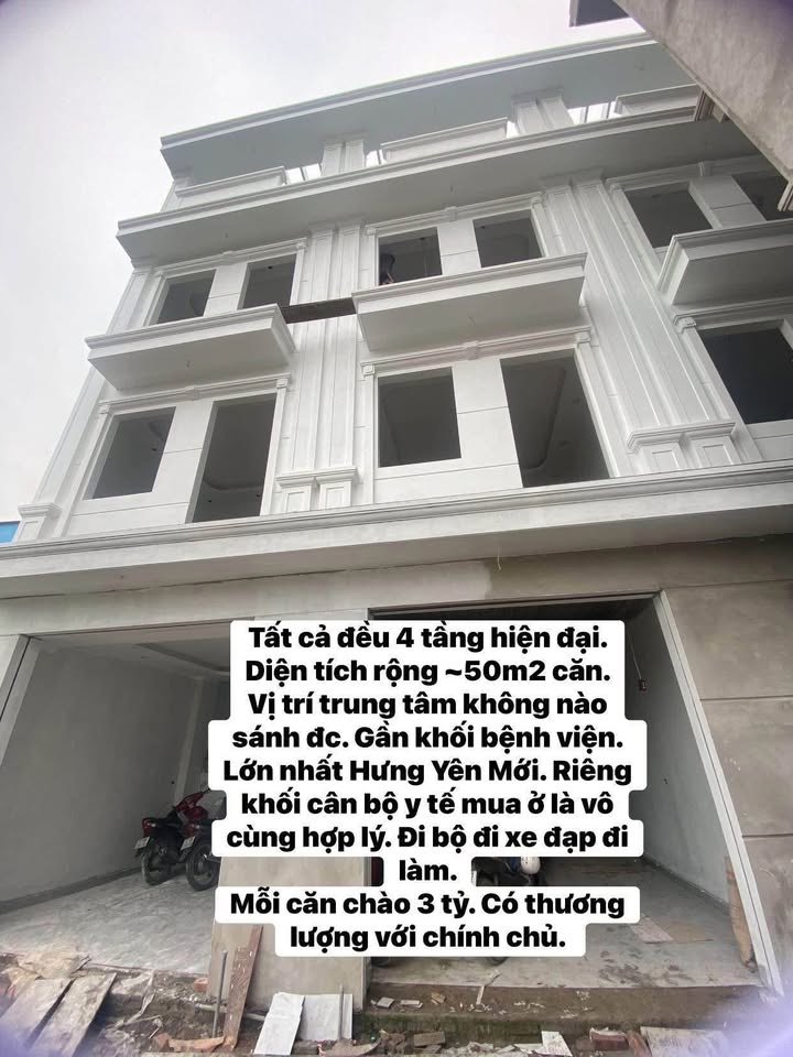 Nhà đẹp 4 tầng Trần Lãm, Thái Bình 50m² giá 3 tỷ - Không thể bỏ lỡ!