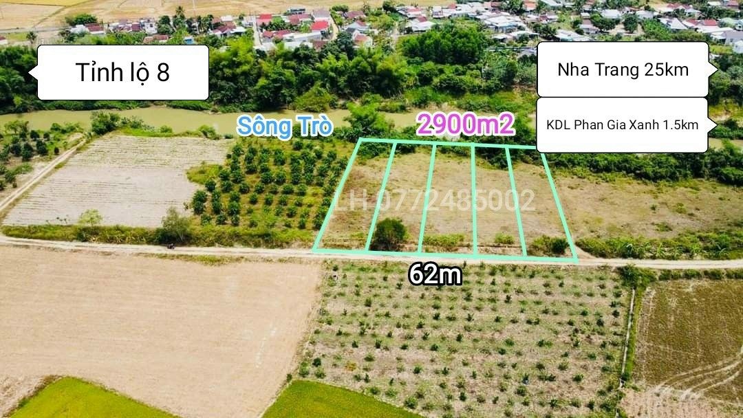 Đất nền 3000m² tại Diên Đồng, Khánh Hòa giá 2.25 tỷ - Tiềm năng đầu tư lớn!