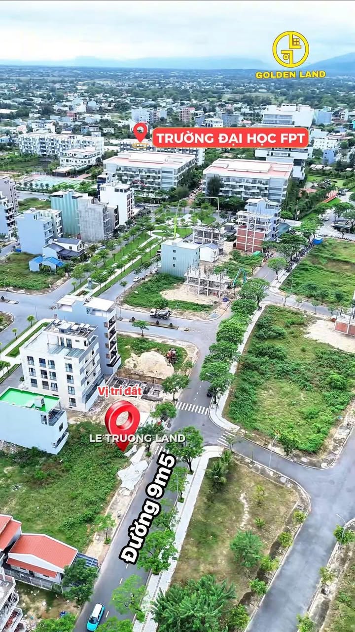 Đất nền phân khu Trường Đại học FPT Đà Nẵng 108m² - Cơ hội đầu tư vàng!