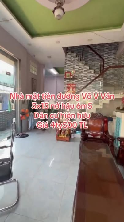Nhà mặt tiền Võ Văn Vân, Bình Chánh 77m² giá 3.6 tỷ - Đầu tư sinh lời hấp dẫn!
