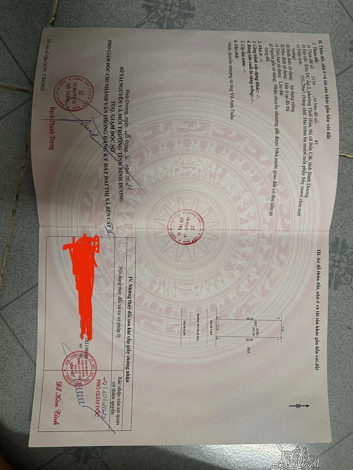 Đất thổ cư khu K - Mỹ Phước 3, Bến Cát 231.99m² giá 2.5 tỷ - Đầu tư sinh lời ngay!