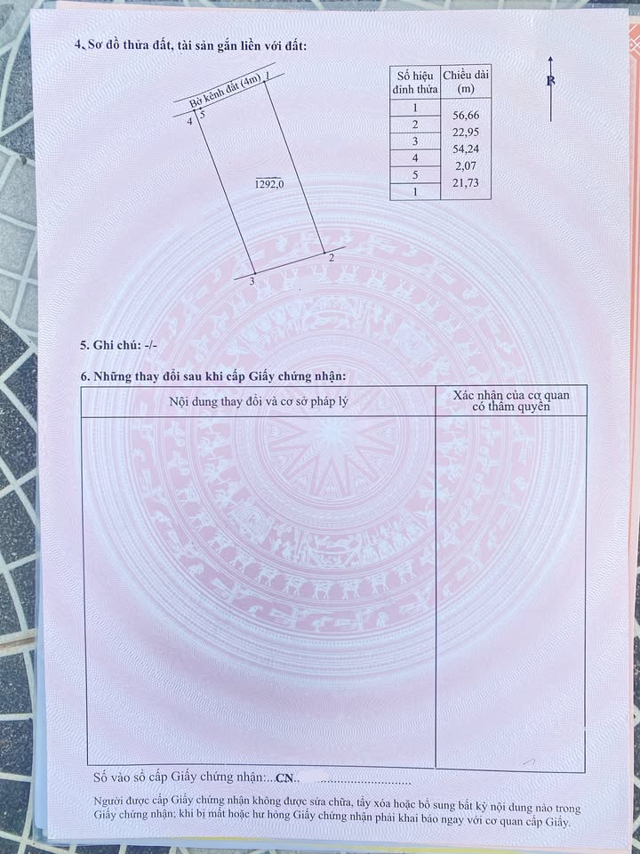 Đất nền Vĩnh Thạnh, Tân Hưng 1292m² giá 3.876 tỷ - Đầu tư sinh lời ngay!