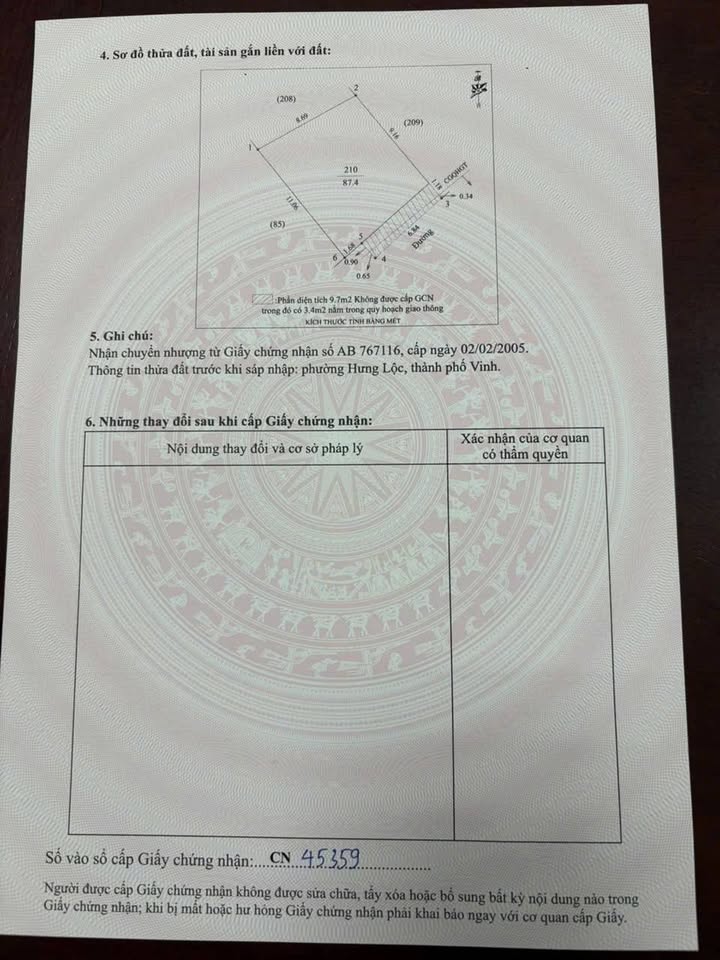 Đất nền Hưng Lộc, Vinh 87m² giá 3 tỷ - Đường thông rộng, vị trí đắc địa!