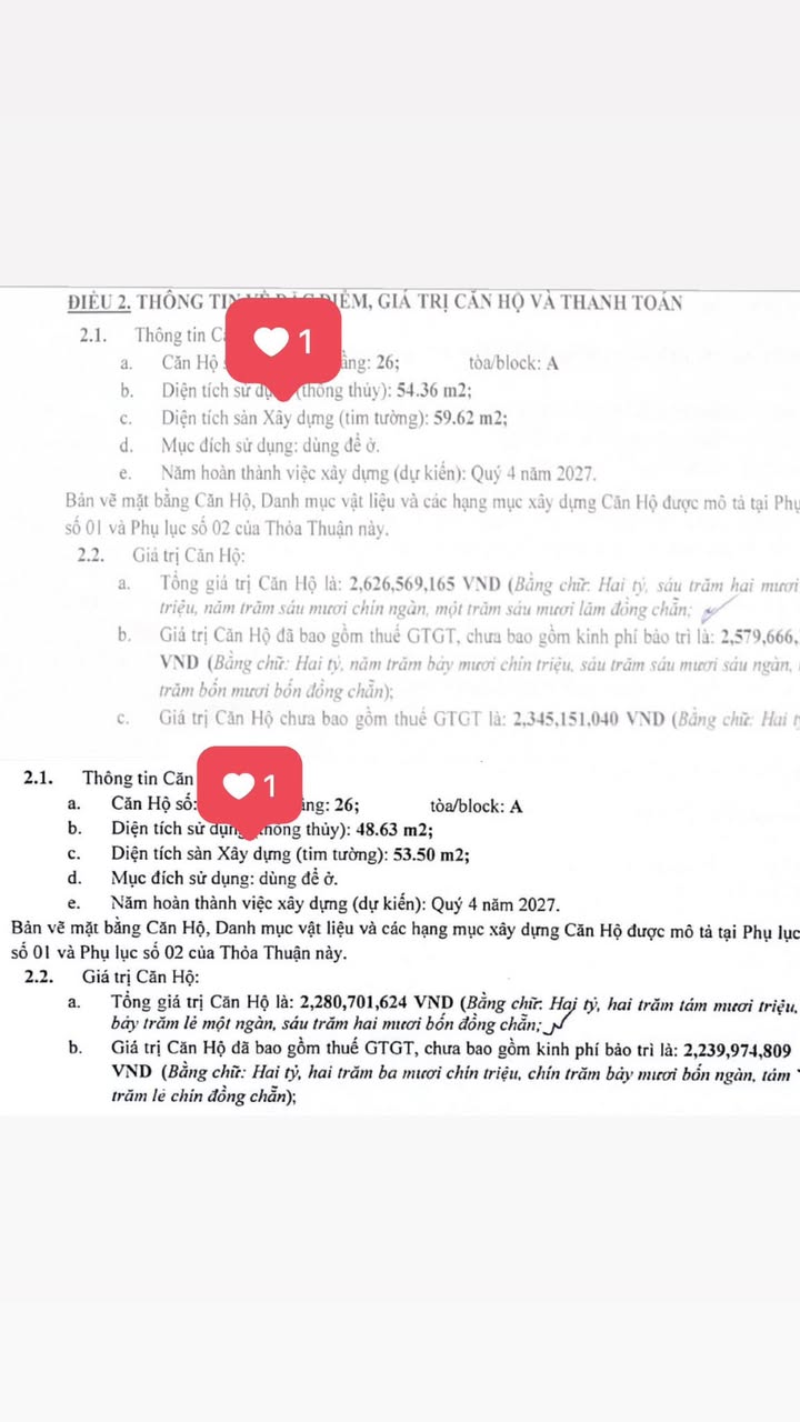 Căn hộ Artstella Dĩ An 54m² - Mua trực tiếp từ chủ đầu tư!