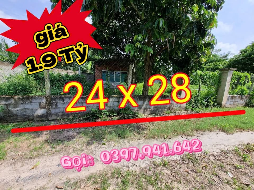 Đất vườn Phước Thạnh Củ Chi 500m² giá 1.9 tỷ - Sổ hồng chính chủ, thương lượng tốt!