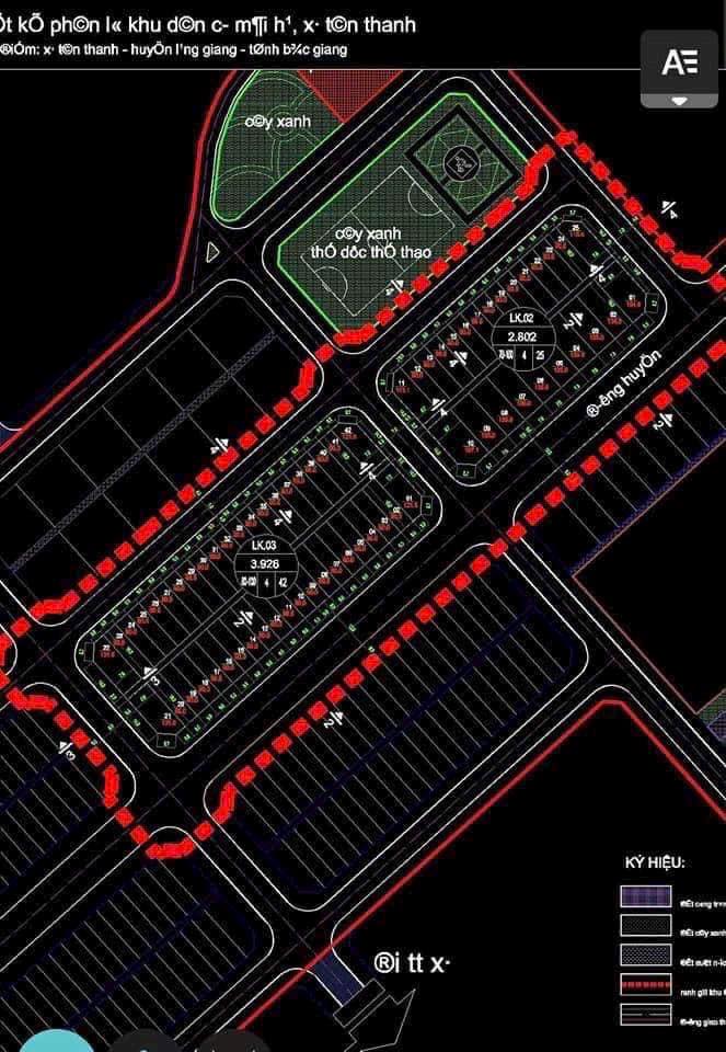 Đất nền Tân Thanh Lạng Giang 90m² giá thỏa thuận - View biệt thự đẹp