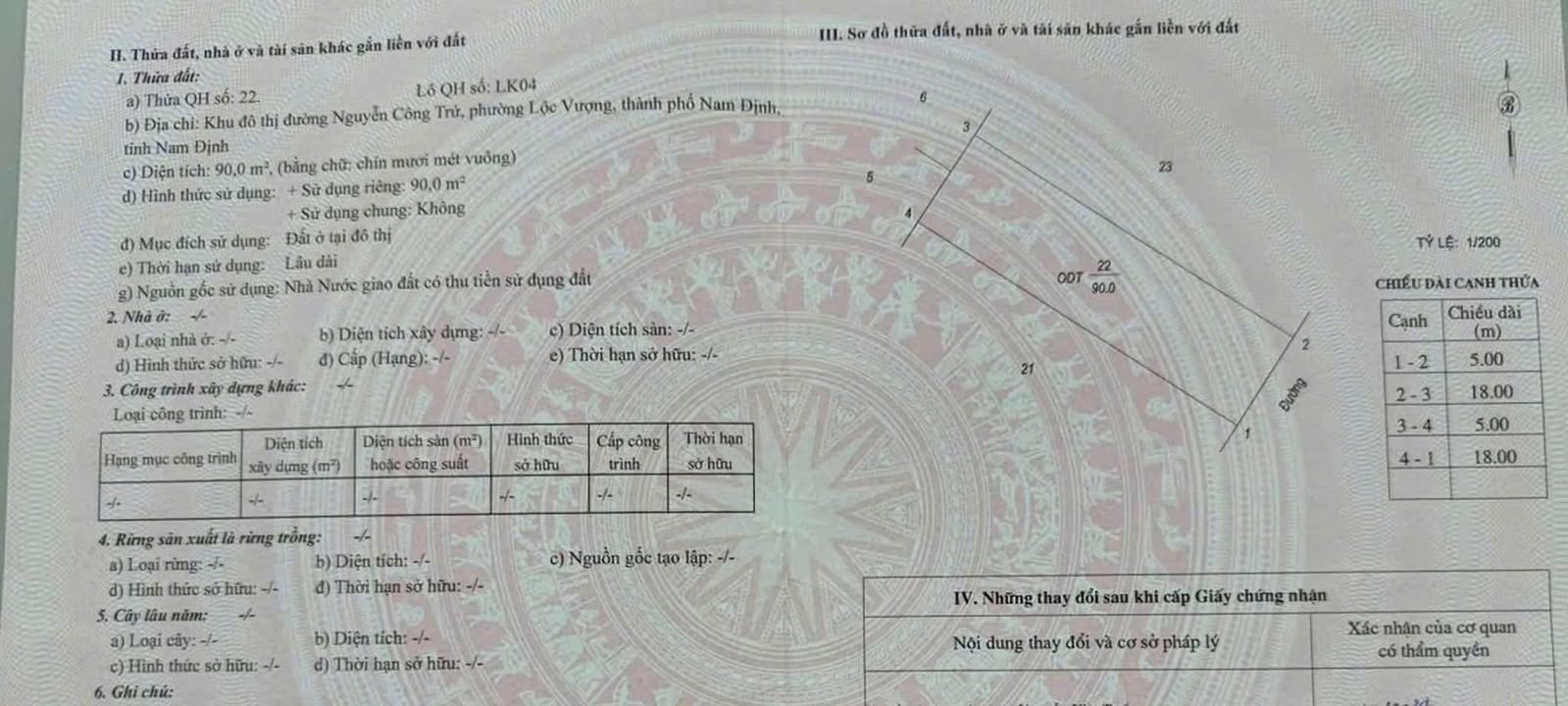 Đất nền KĐT Nguyễn Công Trứ 90m² giá 4.5 tỷ - Cơ hội đầu tư tuyệt vời!