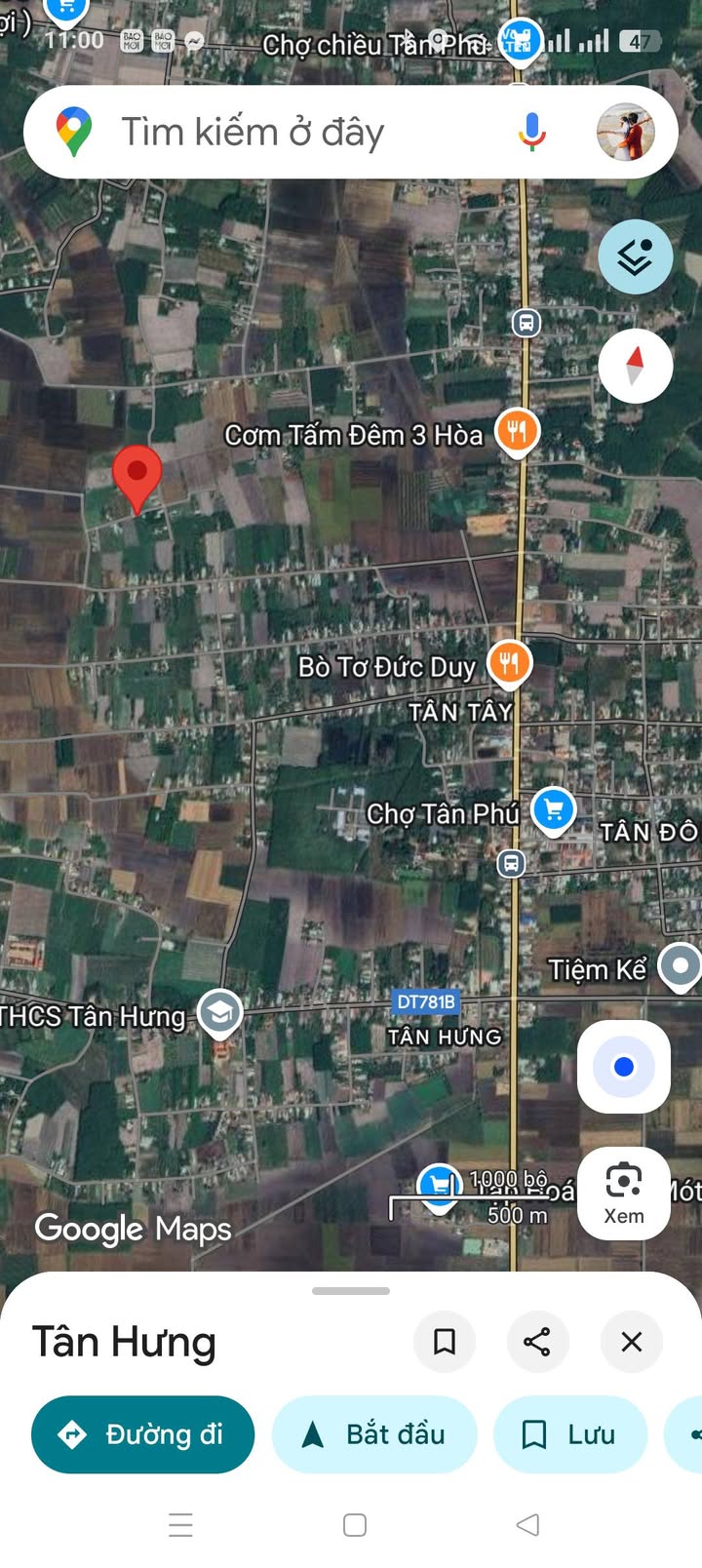 Đất nền Tân Phú, Tân Châu 180m² giá 200 triệu - Sổ đỏ chính chủ!